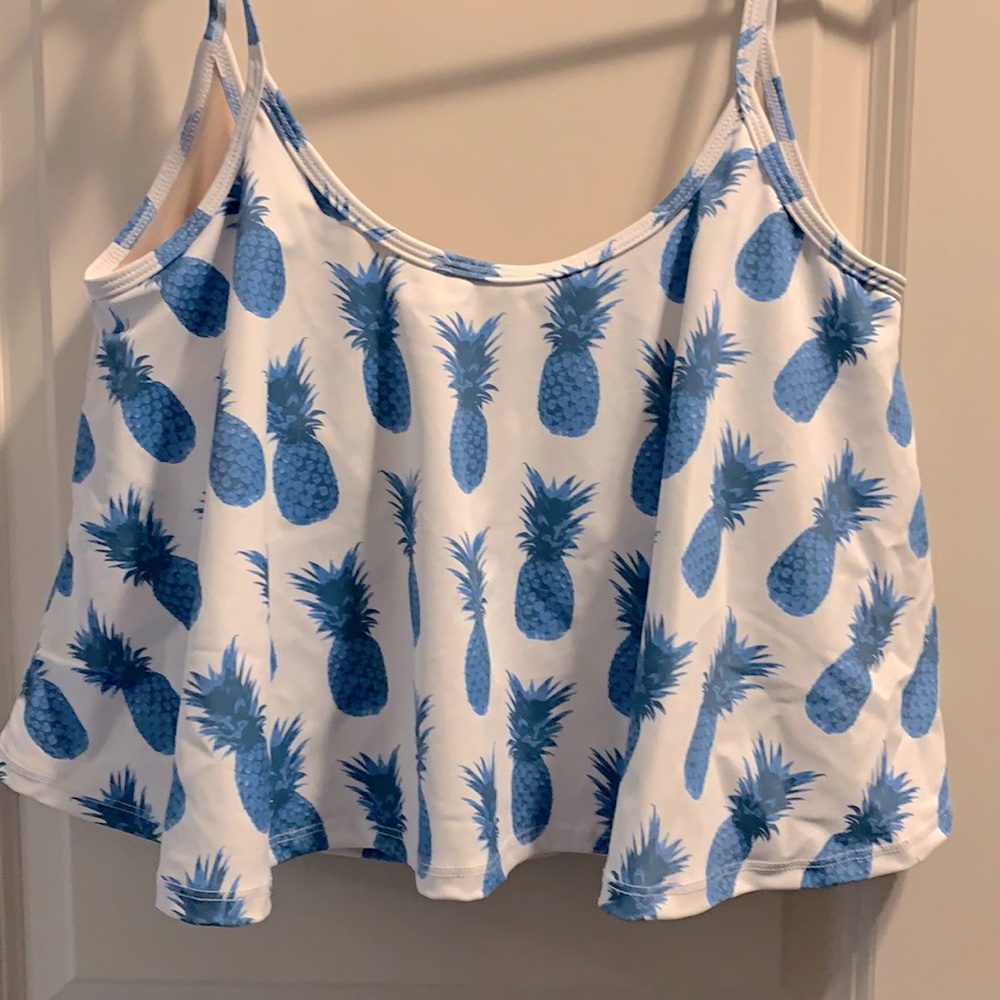 Kortni Jeanne Swimwear Pineapple Swing Top